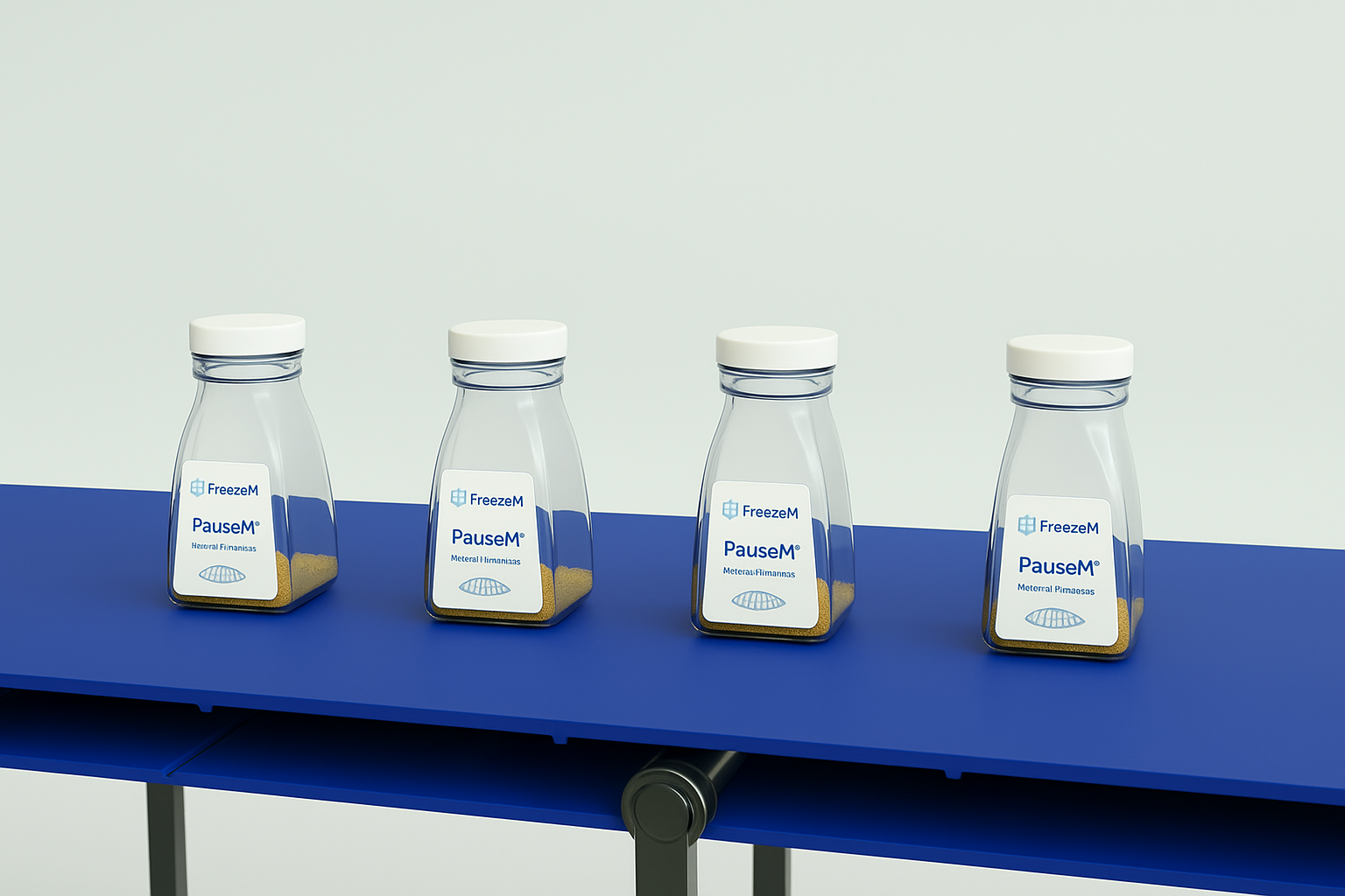 PauseM BSF neonates in bottles — outsourced seedling supply for insect farms